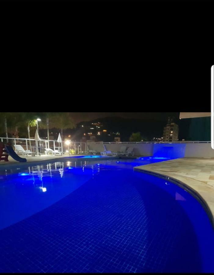 Apto Com Vista Para O Mar E Ampla Varanda Gourmet Apartman Guarujá Kültér fotó